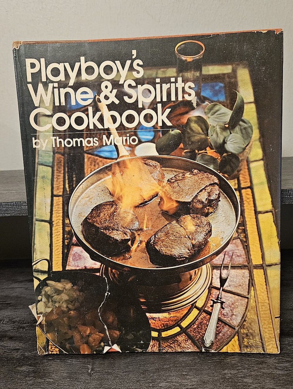 Vtg Playboy’s Wine & Spirits Cookbook Hardcover Thomas Mario